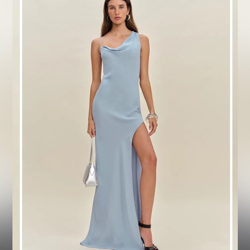 Reformation Light Blue Maxi Dress
